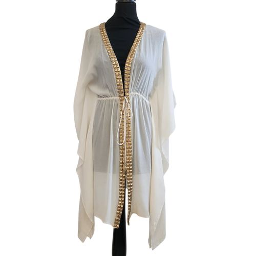 Caftan /kimono Heidi Klein de plage fluide cassé — taille FR 42/3 US - Label Emmaus - Modalova