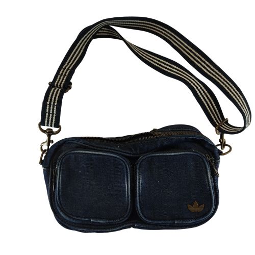 Sac bandoulière denim double poche anse réglable - Label Emmaus - Modalova