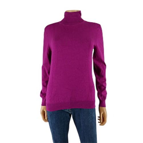 Pull à col roulé fuchsia - Taille M - Damart - Modalova