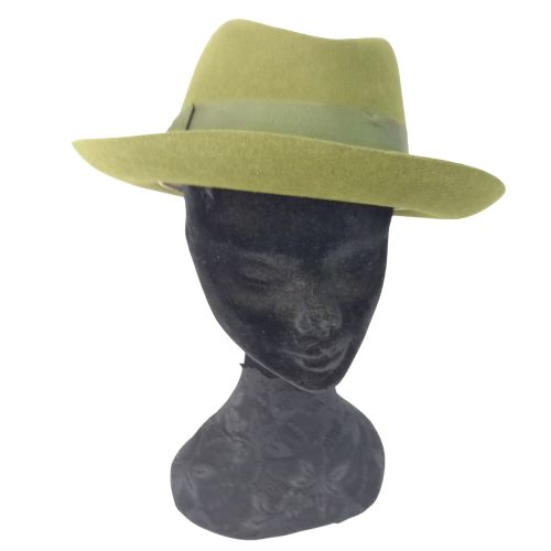 Fedora en feutre olive, marque , taille 59 - Cacharel - Modalova