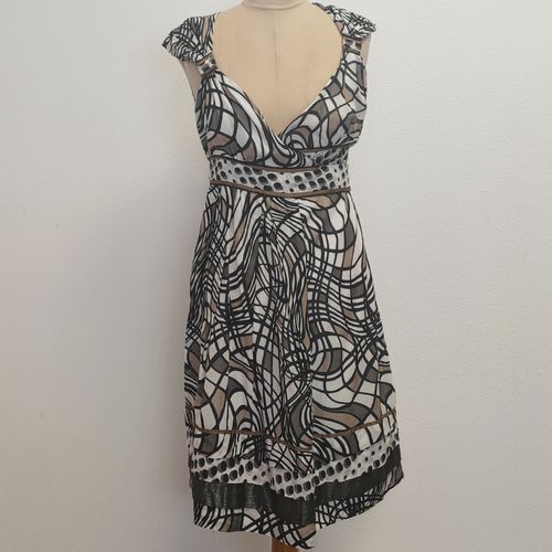 Robe portefeuille à motif "" - S - derhy - Modalova