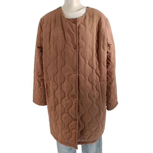 Veste matelassée longue boutonnée poches taille 46/48 - Damart - Modalova