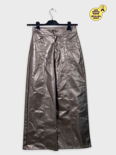 Pantalon enduit Pull&bear XS 34 - pull&bear - Modalova