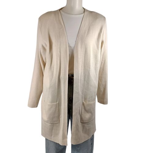 Gilet Duger clair maille fine ouvert taille 2 - Label Emmaus - Modalova