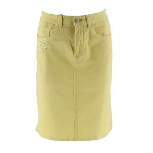 Jupe imprimée broderie florale - Taille 38 - Scottage - Modalova
