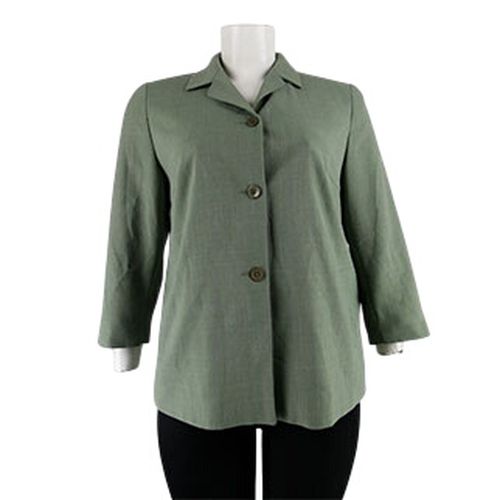 Veste verte à boutons - Brigitte Saget - Taille 46 - Label Emmaus - Modalova