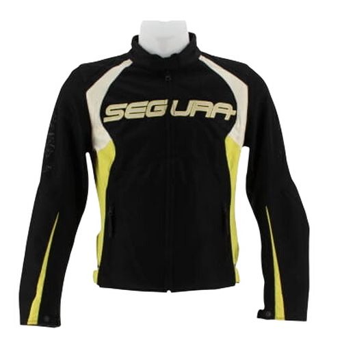 Blouson moto Segura mech et jaune - Taille 1 - Label Emmaus - Modalova