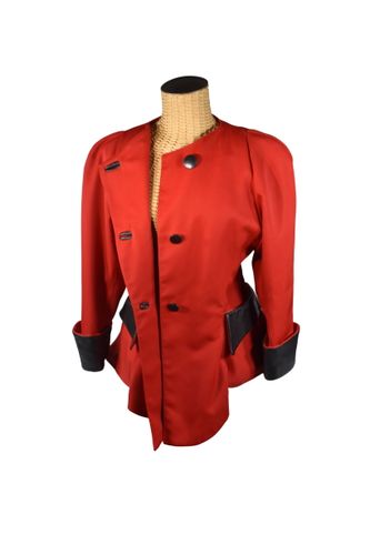 Veste et cuir "Sylvana Lisi" taille 38 - Label Emmaus - Modalova