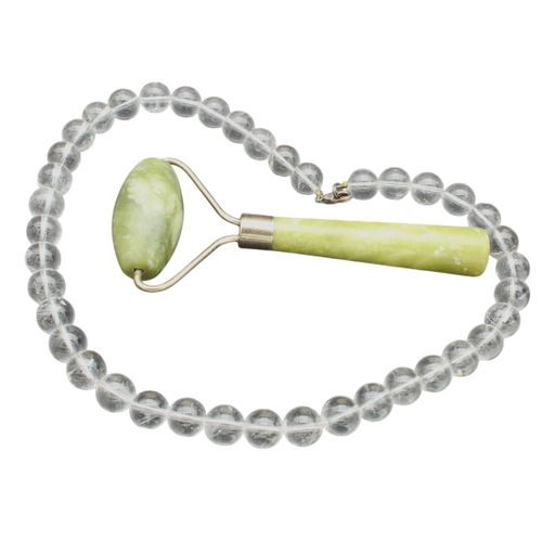 Collier en quartz et masseur visage en pierre - Label Emmaus - Modalova