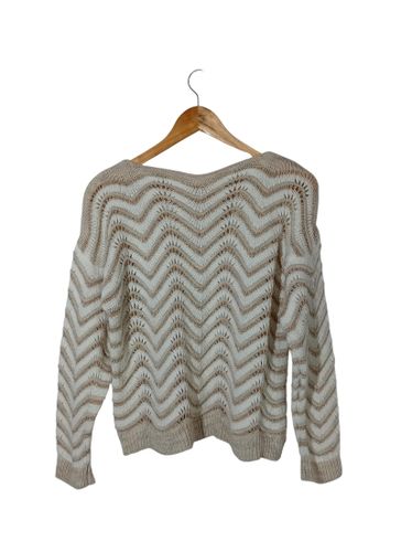 Pull En Maille Et Doré (T6980) - Lola - Modalova