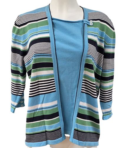 Gilet effet 2-en-1 RABE à rayures – Taille 46 (FR) / 44 (D) - Label Emmaus - Modalova