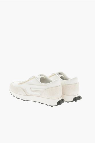 Mesh and Suede S-RACER LC Low-Top Sneakers with D-Logo size 36 - Diesel - Modalova