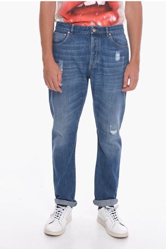 Mid-washed Regular-fitting Denims with Distressed Detailing size 56 - Brunello Cucinelli - Modalova