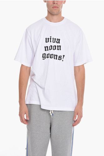 Cotton Crew-Neck T-shirt with Contrast Print size Xl - Noon Goons - Modalova