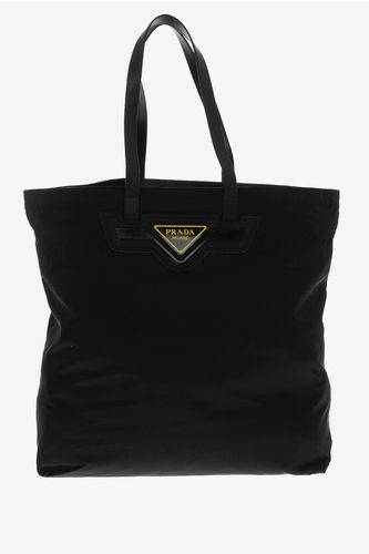 Re-nylon Tote Bag with Contrasting Logo size Unica - Prada - Modalova
