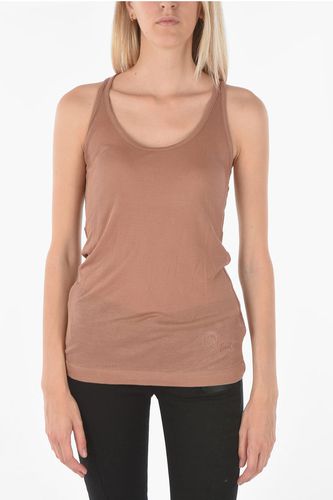Ribbed T-CARIB Tank Top With Silver Detail On The Back size Xs - Diesel - Modalova