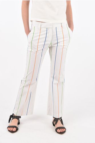 Striped stretch cotton SANDY pants size 40 - True Royal - Modalova
