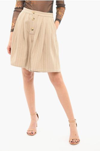 Wide-leg High-waisted Shorts with Striped Pattern size 25 - Opening Ceremony - Modalova