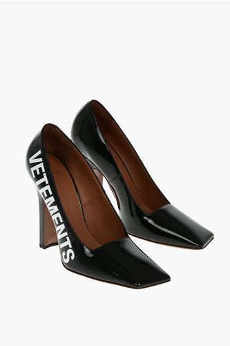Cm Patent Leather Squared-toe Pumps with Side Logo size 39 - Vetements - Modalova
