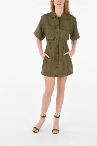 Pockets D-AMABEL ShirtDress with contrasting Buttons size L - Diesel - Modalova
