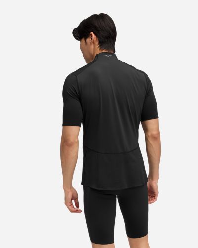 Haut avec fermeture éclair à manches courtes SkyBreeze en Taille L | T-Shirts - HOKA - Modalova