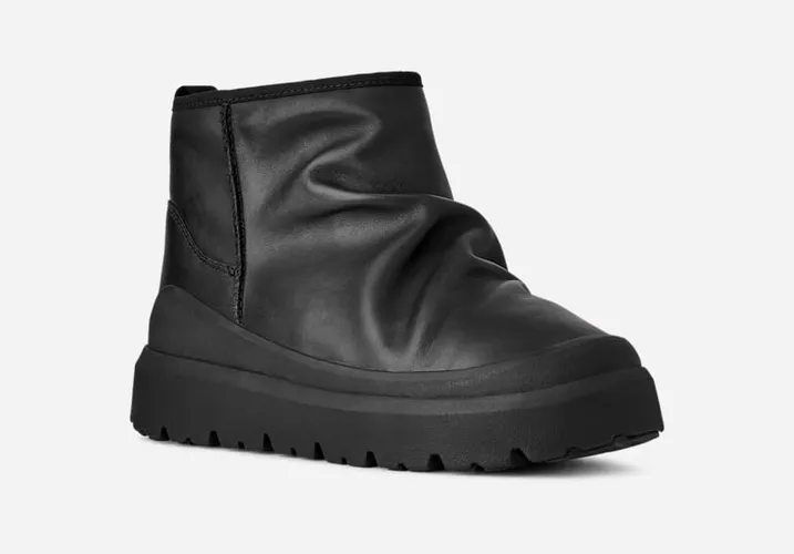 Botte Heritage Utility Mini Noir in , Taille 41, Cuir - Ugg - Modalova