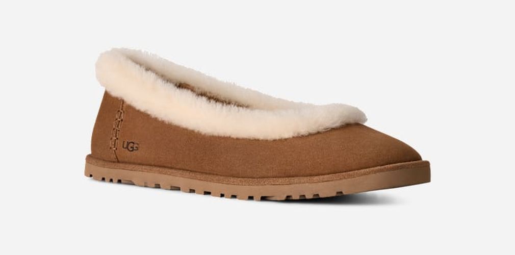 Ballerine Zora | UE in Brown, Taille 37.5, Daim - Ugg - Modalova