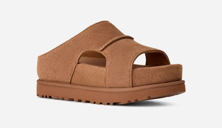 Mule Goldenstar Hi à découpes in Brown, Taille 39, Daim - Ugg - Modalova