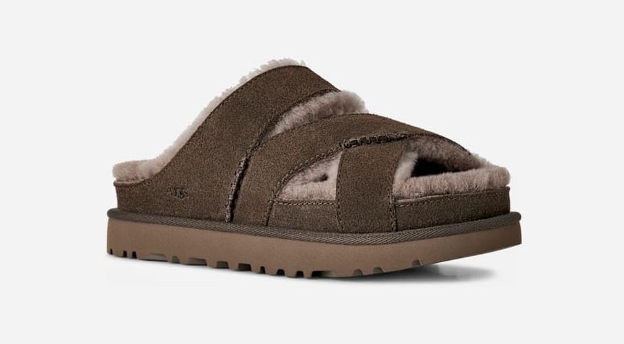 Mule Greenport à lanière croisée in , Taille 40, Daim - Ugg - Modalova