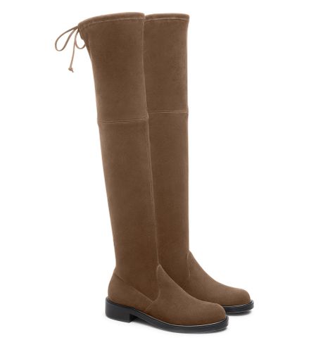 GISELELAND, BOTTES ET BOTTINES, TAUPE PATINÉ, DAIM STRETCH - Stuart Weitzman - Modalova