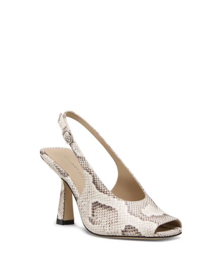 VAL SLINGBACK 85, SOLDES, , MONOCHROME PRINTED SNAKE - Stuart Weitzman - Modalova