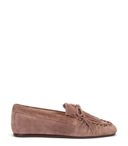 MOCASSIN BRITT À FRANGES, CHAUSSURES PLATES ET MOCASSINS, , DAIM SPORT - Stuart Weitzman - Modalova