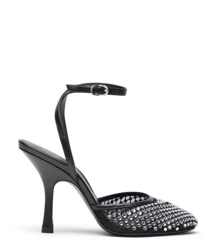 BAREITALL SHINE PUMP 100, Last chance, , CRYSTAL MESH/LACQUERED NAPPA - Stuart Weitzman - Modalova