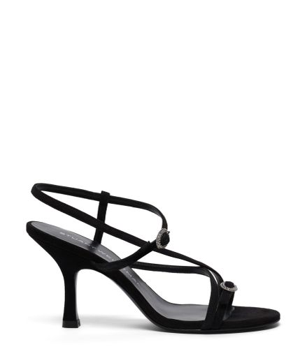 KENSINGTON STRAPPY SANDAL 85, SANDALES ET CHAUSSURES COMPENSÉES, , SUEDE - Stuart Weitzman - Modalova