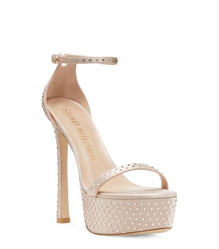 NUDISTCURVE HOLLYWOOD SHINE SANDAL, Last chance, , SATIN - Stuart Weitzman - Modalova