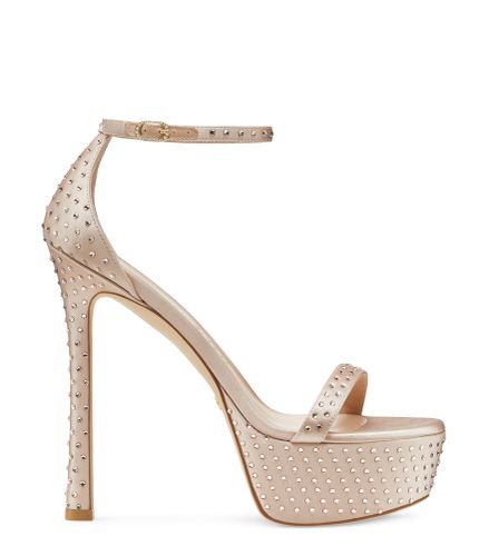 NUDISTCURVE HOLLYWOOD SHINE SANDAL, Last chance, , SATIN - Stuart Weitzman - Modalova