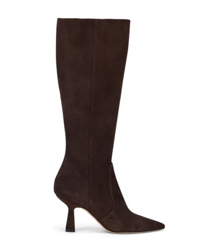 STUART SUPER SCULPT BOTTE ZIPPÉE 75, BOTTES ET BOTTINES, , DAIM - Stuart Weitzman - Modalova