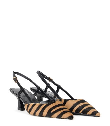 SLINGBACK VINNIE 50, SLINGBACK, //, BECERRO CON PELO ESTAMPADO CEBRA/NAPA LACADA - Stuart Weitzman - Modalova
