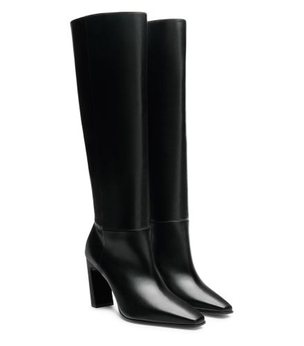 STASSI BOTTE 85, BOTTES ET BOTTINES, , CUIR DE VEAU LISSE - Stuart Weitzman - Modalova
