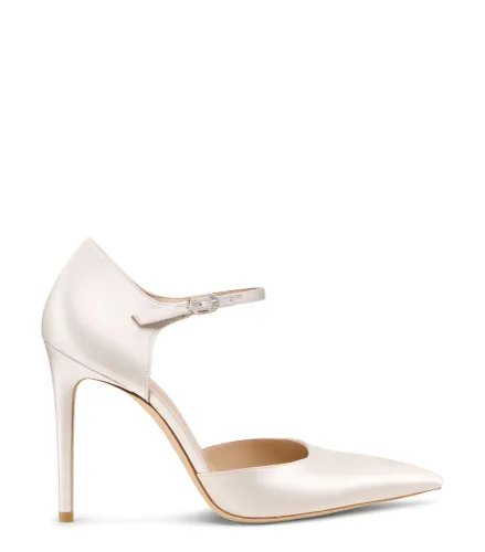 KENSINGTON PUMP 100, L'ÉDITION OCCASION, , SATIN - Stuart Weitzman - Modalova
