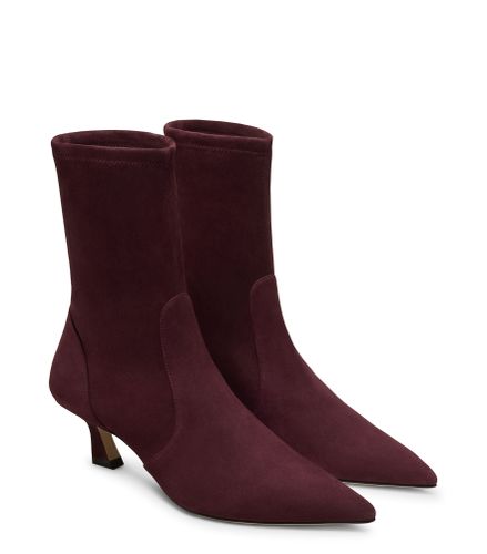 VINNIE BOTTINE 50, BOTTES ET BOTTINES, MÛRE, DAIM STRETCH - Stuart Weitzman - Modalova