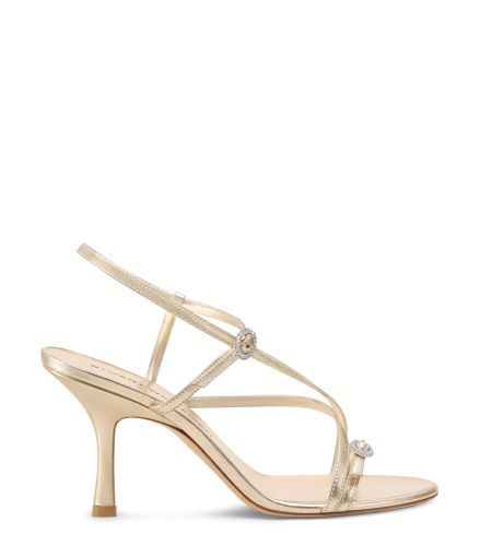 KENSINGTON STRAPPY SANDAL 85, Private Sale, , LIQUID METALLIC - Stuart Weitzman - Modalova