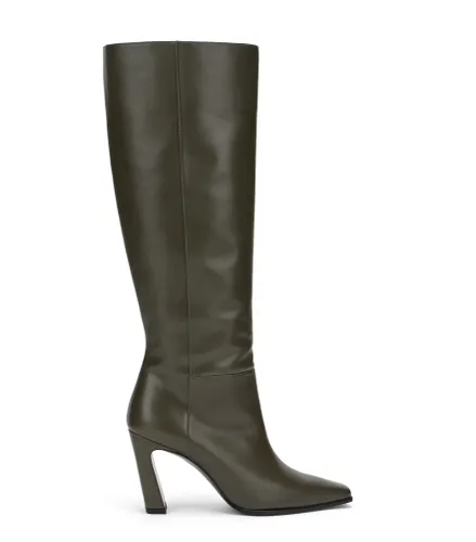 STASSI BOTTE 85, BOTTES ET BOTTINES, FORÊT PROFONDE, CUIR DE VEAU LISSE - Stuart Weitzman - Modalova