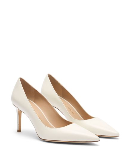 ESCARPIN STUART POWER 75, ESCARPINS, CRÈME, CUIR DE VEAU LISSE - Stuart Weitzman - Modalova
