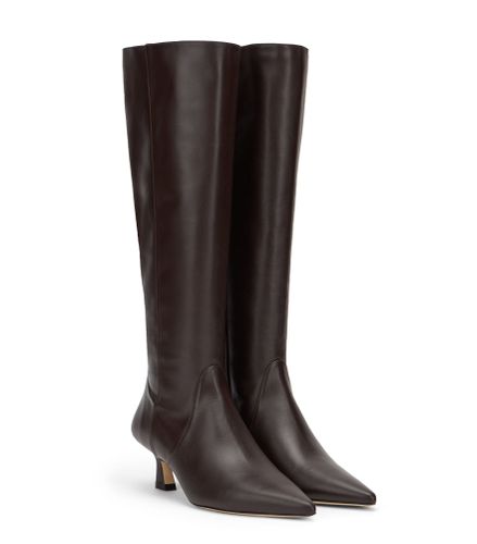 VINNIE BOTTE ZIPPÉE 50, BOTTES ET BOTTINES, , CUIR DE VEAU LISSE - Stuart Weitzman - Modalova