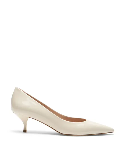 ESCARPIN STUART POWER 50, ESCARPINS, CRÈME, CUIR VERNIS - Stuart Weitzman - Modalova