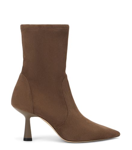 STUART SUPER SCULPT BOTTINE 75, BOTTES ET BOTTINES, TAUPE PATINÉ, DAIM STRETCH - Stuart Weitzman - Modalova