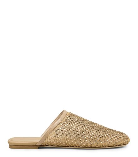 BAREITALL SHINE MULE, MULES, , CRYSTAL MESH/LACQUERED NAPPA - Stuart Weitzman - Modalova