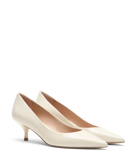ESCARPIN STUART POWER 50, ESCARPINS, CRÈME, CUIR VERNIS - Stuart Weitzman - Modalova
