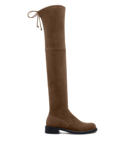GISELELAND, BOTTES ET BOTTINES, TAUPE PATINÉ, DAIM STRETCH - Stuart Weitzman - Modalova
